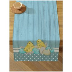 Дорожка на стол 45х140 см Цыплята sfer.tex