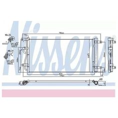 NISSENS 940569 NS940569_радиатор кондиционера\ Opel Antara 2.2CDTi 06