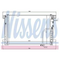 NISSENS 940035 Радиатор кондиционера