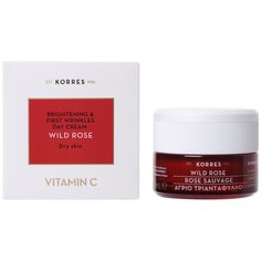 KORRES крем дневной увлажняющий для ровного тона и коррекции первых морщин для сухой кожи, 40 мл