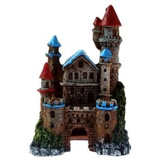 Грот Homefish Замок для аквариума (8 х 8 х 13 см)