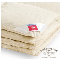 Одеяло кассетно пуховое, легкое Камелия 110 х 140 см Легкие сны