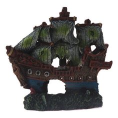 Грот Homefish Корабль для аквариума (6 х 14,5 х 15 см)