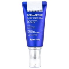 Farmstay BB крем super active plant stem cell Derma Cube, SPF 30, 60 г, оттенок: 21 natural beige
