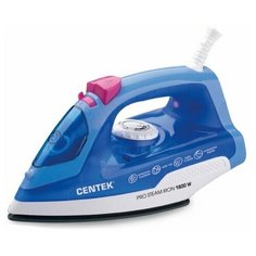 Утюг Centek CT-2348 BLUE (синий) 1500Вт, керамическая подошва, паровой удар, самоочистка, 200мл