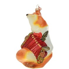 Елочное украшение XMAS TOYS Лис с гармошкой