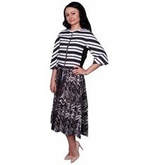 Юбка,Beatrice_b,чёрный_белый,Арт.5110 (46)