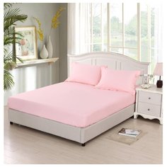 Простыня Sofi de Marko Марми (роз) 180х200х30 на резинке