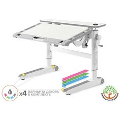 Детский стол Mealux Ergowood - M Multicolor TG Energy (арт.BD-800 TG/MC Energy)