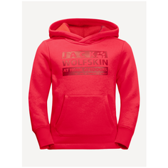 Худи Jack Wolfskin размер 140, tulip red