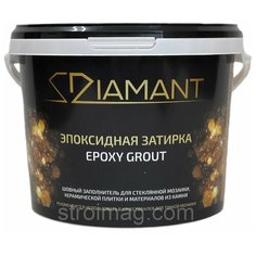 Диамант затирка эпоксидная для стеклянной мозаики И керамической плитки,1 кг,цвет хамелеон Diamant