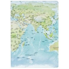 Обложка на автодокументы "Карта мира" Kawaii Factory