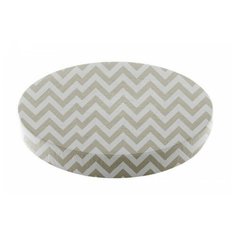 Forest kids Простыня на резинке круглого матраса Zig-Zag 75х75 см бежевый