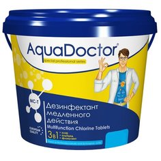 Дезинфектант 3 в 1 на основе хлора AquaDoctor MC-T 1 кг