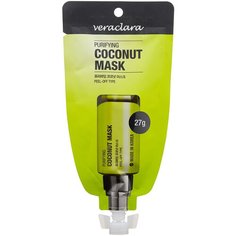 Veraclara маска-пленка Purifying Coconut Mask с экстрактом кокоса, 27 г