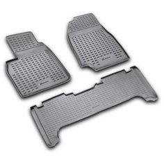 Коврики в салон TOYOTA Land Cruiser 100 1998-2007, 3 шт. (полиуретан) Element
