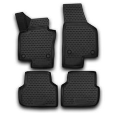 Коврики 3D в салон VW Jetta, 2011-2015, 2015-> 4 шт. (полиуретан) Element