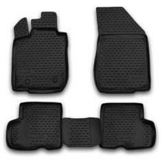 Коврики в салон LADA Largus, 2012-> 5 мест 4 шт. (полиуретан) Element