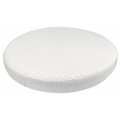 Forest kids Простынь на резинке для круглого матраса Dots 75х75 см бежевый