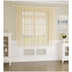 Тюль ARCO DORO Тюль кухонный на ленте 180 см желтый