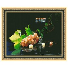 Набор для вышивания мулине Юнона 0124 Виноград и вино Unona