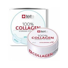 Tete Collagen Hydrogel Eye Patch Патчи Гидроколлагеновые для глаз с гиалуроновой кислотой 100% 60 шт.