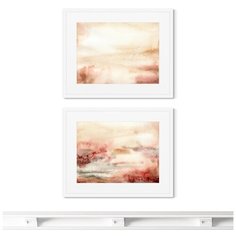 Набор из 2-х репродукций картин в раме The sun in the stormy sky Размер картины: 42х52см