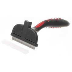 Hello Pet Расческа-триммер самоочищающаяся с кнопкой большая (79 зуба), Hello Pet 42479L