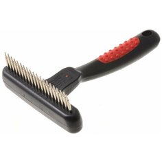 Hello Pet Расческа-грабли, 20 плавающих зубьев Hello Pet 26820S, короткие зубцы