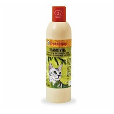 Pchelodar Шампунь для кошек с короткой шерстью, с пергой Pchelodar, 250мл Пчелодар
