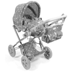 Коляска-трансформер La nina 62098 серый