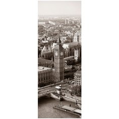 Фотообои Вид на Вестминстерский дворец Лондон/ Красивые уютные обои на стену в интерьер комнаты/ 3Д расширяющие пространство/ На кухню в спальню детскую зал гостиную прихожую/ размер 100х270см/ Флизелиновые