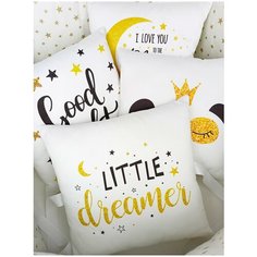 Комплект бортиков в детскую кроватку "До луны и обратно", 12 шт. Alisse Dreams