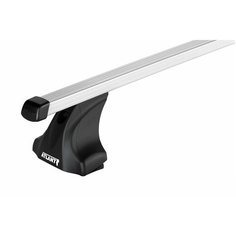 Багажник на крышу ATLANT для Skoda Rapid (седан) г.в.2014-н.в.; Volkswagen Polo VI (седан) г.в.2020-н.в. с прямоугольными дугами (в сборе)