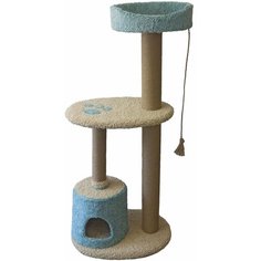 Когтеточка с домиком для кошки "Карри" Мягкая лапка