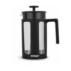Кофеварка "френч-пресс" (1000 мл) VS-2621 BLACK Vitesse