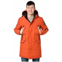 Зимняя куртка мужская VIVACANA 21007 размер 52, оранжевый