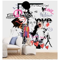 K03603 Фотообои Флизелиновые с виниловым покрытием "Граффити" 300х270 см Barton Wallpapers