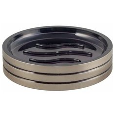 Мыльница настольная Vidage «Актру» пластик цвет серебро