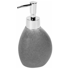 Дозатор для жидкого мыла «Чёрный камень», цвет чёрный Raindrops