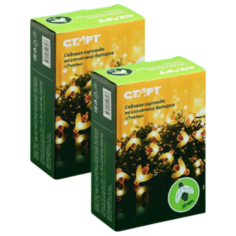 Гирлянда садовая Пчелы Старт на солнечной батарее, 20 пчел, 2 шт. Start