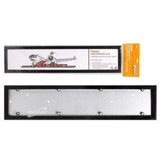 AIRLINE AFC13 Рамка под номерной знак, антивандальная, металл, цвет черный AFC-13