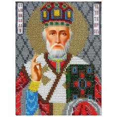 Вышиваем бисером Набор для вышивания бисером Святой Николай 14 х 19 см (М-15)