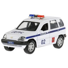 Машинка ТЕХНОПАРК Chevrolet Niva Полиция (CHEVYNIVA-12POL), 12 см, белый