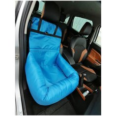 Автокресло для перевозки собак "Happy Friends", цвет: синий