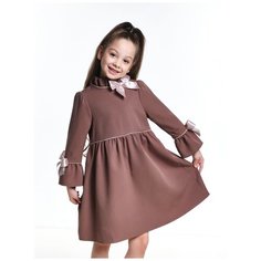 Платье Mini Maxi, 7400, цвет коричневый, размер 104