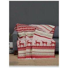 Плед хлопковый с акрилом KARNA ALES 150х200