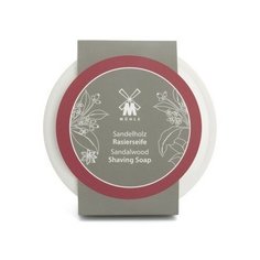 Muehle Твёрдое мыло для бритья сандал в фарфоровой чаше (65гр) Muhle