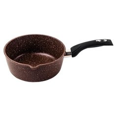 Ковш 2,0л/Шоколад/с пластиковой ручкой/без крышки/с антипригарным покрытием/кш201аш Горница