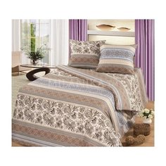 КПБ бязь евро Миланика простыня на резинке 180*200 (Реверанс) Milanika